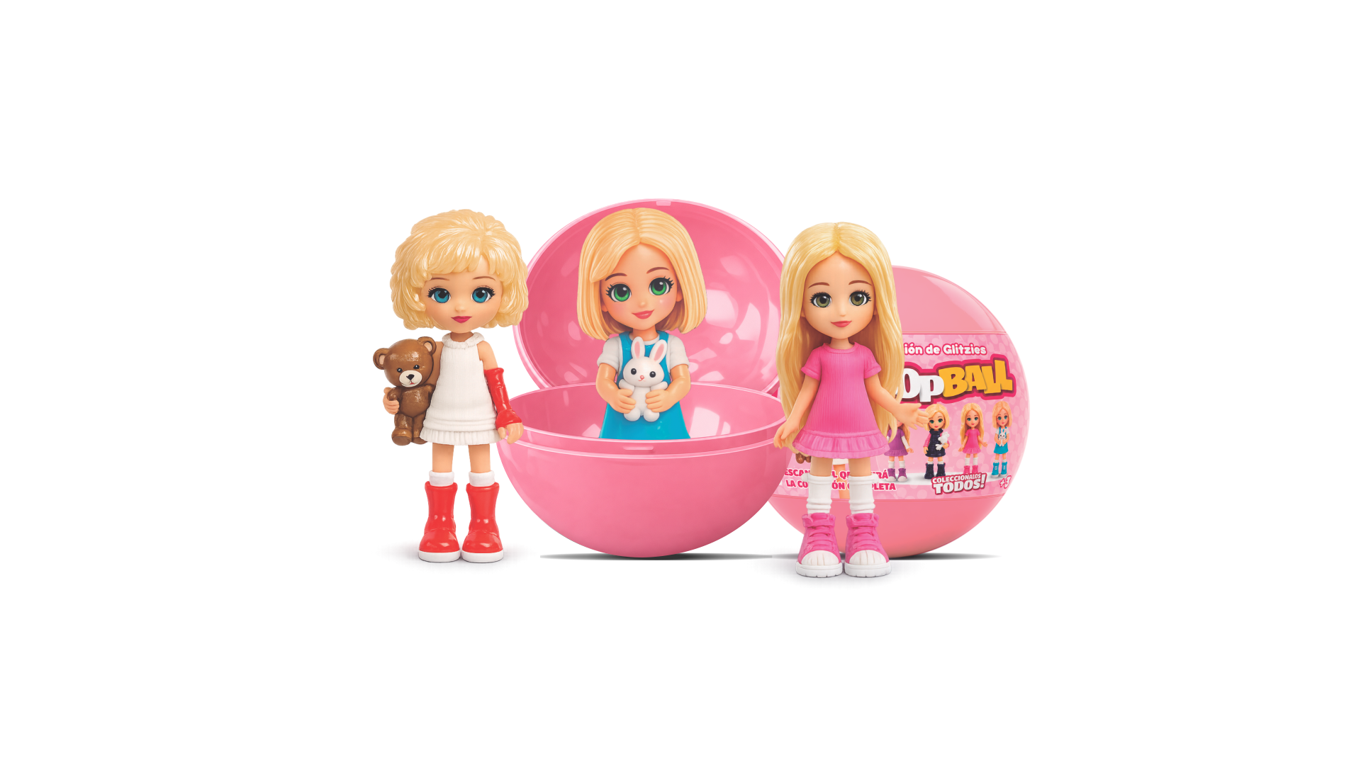 PopBall Glitzies abierta
